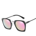 2019 lunettes de soleil en gros bon marché promotionnelles en plastique colorées